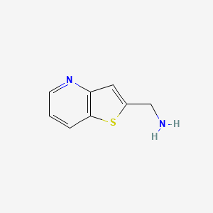 molecular formula C8H8N2S B3046852 Thieno[3,2-b]pyridin-2-ylmethanamine CAS No. 1313725-98-2