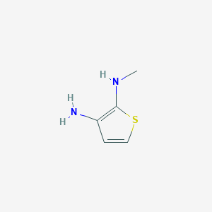 molecular formula C5H8N2S B3046861 N2-Methylthiophene-2,3-diamine CAS No. 1314915-78-0