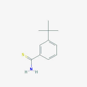 molecular formula C11H15NS B3046863 3-(tert-Butyl)benzothioamide CAS No. 1314936-03-2