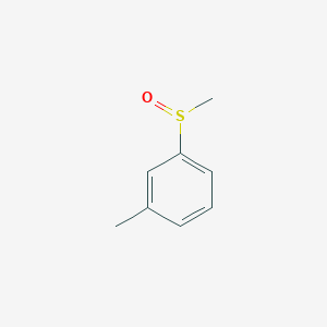 molecular formula C8H10OS B3046866 1-Methyl-3-methylsulfinylbenzene CAS No. 13150-71-5