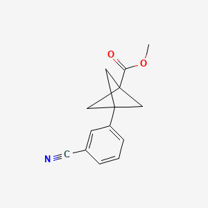 Methyl 3-(3-cyanophenyl)bicyclo[1.1.1]pentane-1-carboxylate