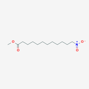 molecular formula C13H25NO4 B3046874 Methyl 12-nitrododecanoate CAS No. 13154-47-7
