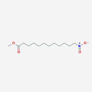 B3046874 Dodecanoic acid, 12-nitro-, methyl ester CAS No. 13154-47-7