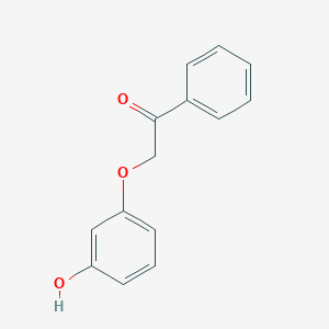 Ethanone, 2-(3-hydroxyphenoxy)-1-phenyl-
