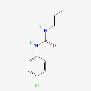 molecular formula C10H13ClN2O B3046892 1-(4-Chlorophenyl)-3-propylurea CAS No. 13208-64-5
