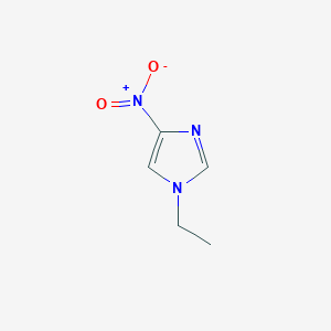 molecular formula C5H7N3O2 B3046905 1-ethyl-4-nitro-1H-imidazole CAS No. 13230-05-2