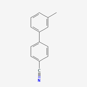 molecular formula C14H11N B3046906 4-(3-Methylphenyl)benzonitrile CAS No. 132312-57-3