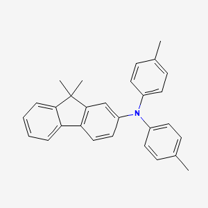 9H-Fluoren-2-amine, 9,9-dimethyl-N,N-bis(4-methylphenyl)-