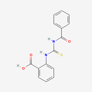 molecular formula C15H12N2O3S B3046926 2-(Benzoylcarbamothioylamino)benzoic acid CAS No. 13277-24-2