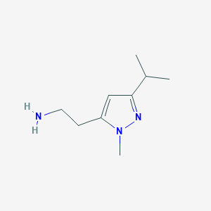 2-[1-Methyl-3-(methylethyl)pyrazol-5-yl]ethylamine