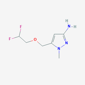 5-((2,2-Difluoroethoxy)methyl)-1-methyl-1H-pyrazol-3-amine