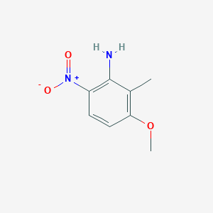 molecular formula C8H10N2O3 B3046951 3-Methoxy-2-methyl-6-nitroaniline CAS No. 132873-82-6