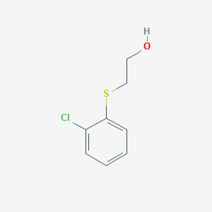 molecular formula C8H9ClOS B3046953 2-(2-Chlorophenyl)sulfanylethanol CAS No. 13290-15-8