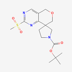 Tert-Butyl 2-(Methylsulfonyl)-5,7-Dihydrospiro[Pyrano[4,3-D]Pyrimidine-8,3-Pyrrolidine]-1-Carboxylate