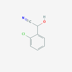 molecular formula C8H6ClNO B3046966 2-(2-Chlorophenyl)-2-hydroxyacetonitrile CAS No. 13312-84-0