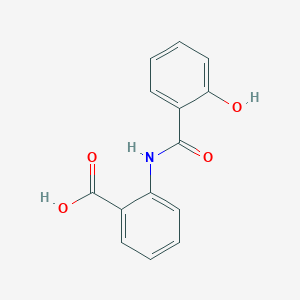 molecular formula C14H11NO4 B3046971 2-[(2-Hydroxybenzoyl)amino]benzoic acid CAS No. 13316-98-8