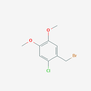 1-(Bromomethyl)-2-chloro-4,5-dimethoxybenzene