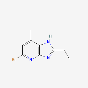 5-Bromo-2-ethyl-7-methyl-3h-imidazo[4,5-b]pyridine