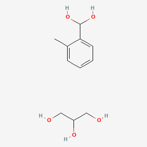 1,2,3-Propanetriol, cyclic ether with (2-methylphenyl)methanediol