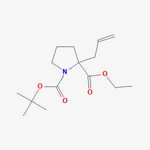 1-Tert-butyl 2-ethyl 2-allylpyrrolidine-1,2-dicarboxylate