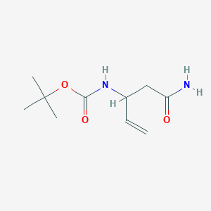 N-Boc-(+/-)-3-aminopent-4-enamide