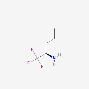 (2R)-1,1,1-Trifluoropentan-2-amine