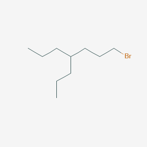 molecular formula C10H21B B3047024 1-Bromo-4-propylheptane CAS No. 133894-35-6