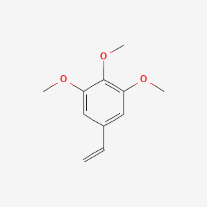 molecular formula C11H14O3 B3047028 3,4,5-Trimethoxystyrene CAS No. 13400-02-7