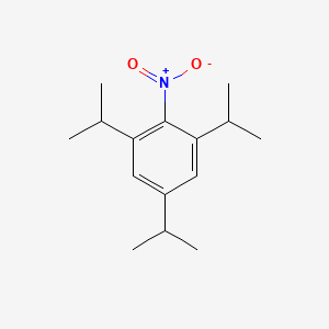 molecular formula C15H23NO2 B3047030 1-Nitro-2,4,6-triisopropylbenzene CAS No. 13402-31-8