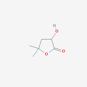 molecular formula C6H10O3 B3047035 2-Hydroxy4,4-dimethyl-gamma-butyrolactone CAS No. 13416-69-8