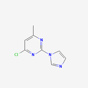 4-Chloro-2-(1H-imidazol-1-YL)-6-methylpyrimidine