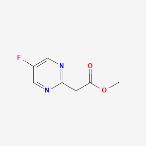 B3047098 Methyl 2-(5-fluoropyrimidin-2-yl)acetate CAS No. 1352925-93-9