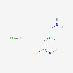 molecular formula C6H8BrClN2 B3047115 (2-Bromopyridin-4-yl)methanamine hydrochloride CAS No. 1353979-69-7