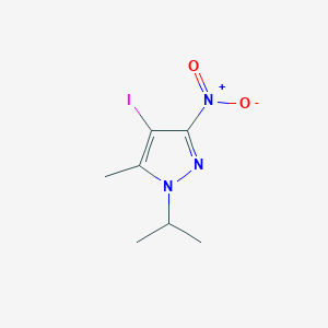 molecular formula C7H10IN3O2 B3047136 4-Iodo-1-isopropyl-5-methyl-3-nitro-1H-pyrazole CAS No. 1354704-30-5