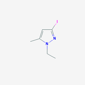 1-ethyl-3-iodo-5-methyl-1{H}-pyrazole