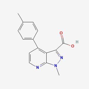 1-Methyl-4-(p-tolyl)-1H-pyrazolo[3,4-b]pyridine-3-carboxylic acid