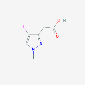 (4-iodo-1-methyl-1H-pyrazol-3-yl)acetic acid
