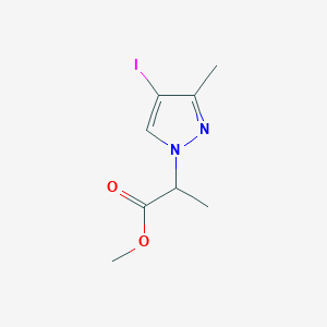 Methyl 2-(4-iodo-3-methyl-1H-pyrazol-1-yl)propanoate