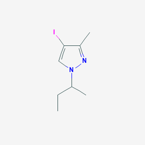 molecular formula C8H13IN2 B3047167 1-(sec-Butyl)-4-iodo-3-methyl-1H-pyrazole CAS No. 1354705-33-1