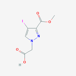 [4-iodo-3-(methoxycarbonyl)-1H-pyrazol-1-yl]acetic acid