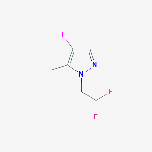 1-(2,2-difluoroethyl)-4-iodo-5-methyl-1H-pyrazole
