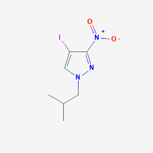 molecular formula C7H10IN3O2 B3047188 4-Iodo-1-isobutyl-3-nitro-1H-pyrazole CAS No. 1354706-06-1