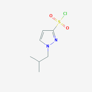 1-isobutyl-1{H}-pyrazole-3-sulfonyl chloride