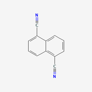 molecular formula C12H6N2 B3047216 Naphthalene-1,5-dicarbonitrile CAS No. 13554-71-7