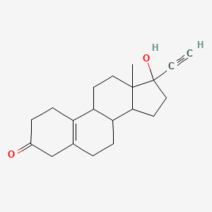 molecular formula C20H26O2 B3047229 Infecundin CAS No. 13577-86-1