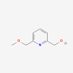 molecular formula C8H11NO2 B3047244 (6-(Methoxymethyl)pyridin-2-yl)methanol CAS No. 136133-18-1