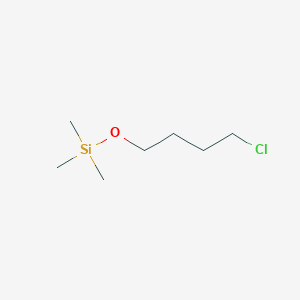 molecular formula C7H17ClOSi B3047245 (4-Chlorobutoxy)trimethylsilane CAS No. 13617-19-1