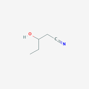molecular formula C5H9NO B3047255 3-Hydroxypentanenitrile CAS No. 13635-05-7