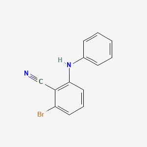 2-Bromo-6-(phenylamino)benzonitrile