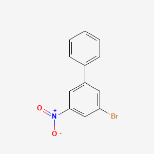 molecular formula C12H8BrNO2 B3047268 3-Bromo-5-nitro-1,1'-biphenyl CAS No. 136649-26-8